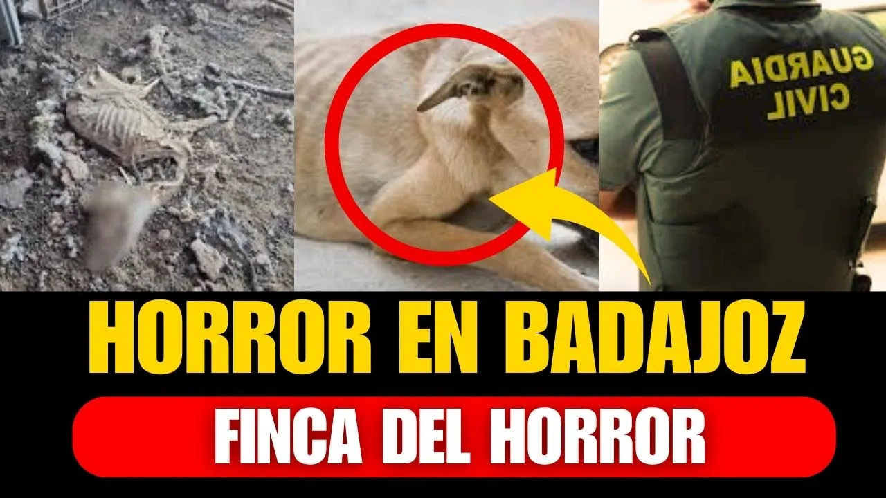 Guardia Civil encuentra 32 perros muertos por inanición en una finca de Badajoz