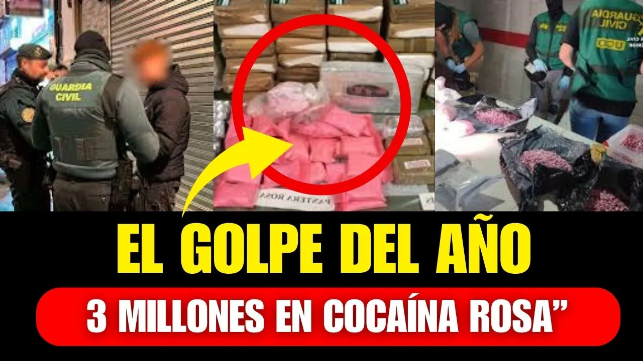 Guardia Civil frena el mayor envío de cocaína rosa
