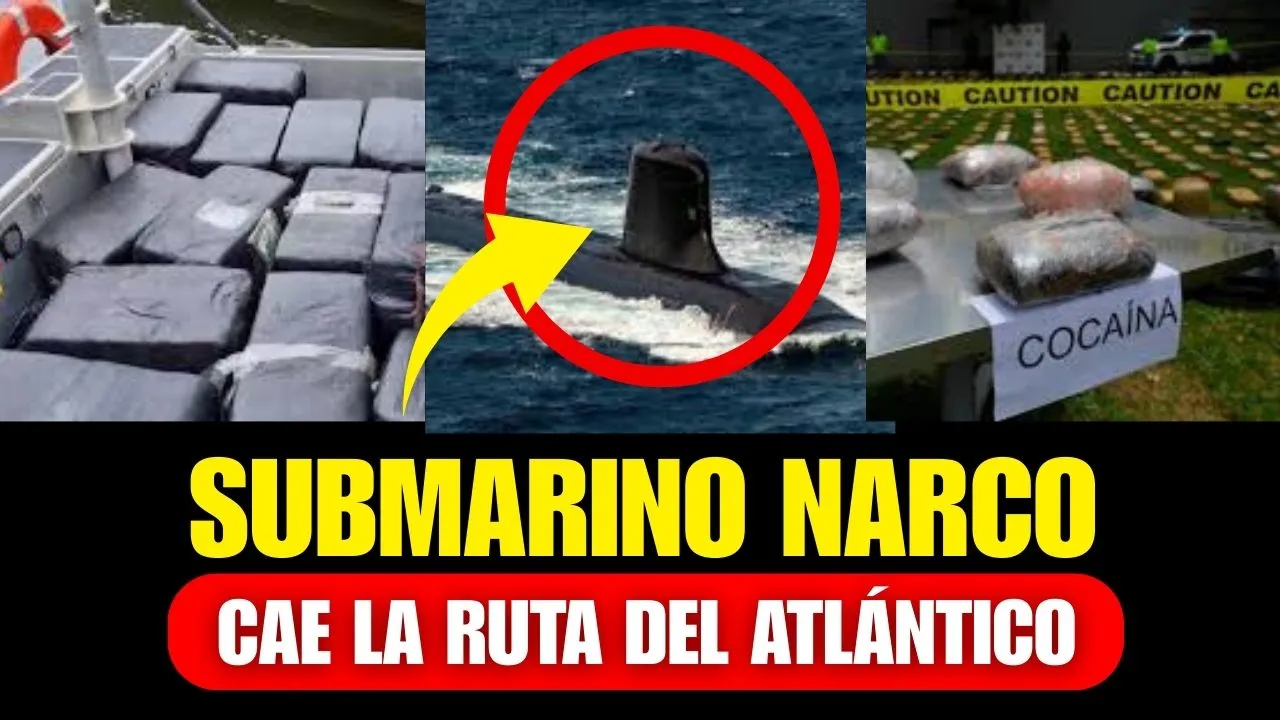 Guardia Civil Intercepta Submarino Narco con 1,7 Toneladas de Cocaína en Pleno Atlántico