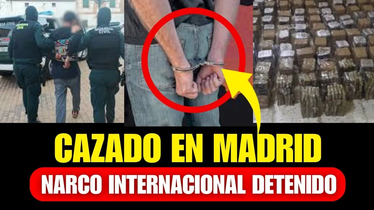 Guardia Civil Captura Narco Colombiano en Madrid