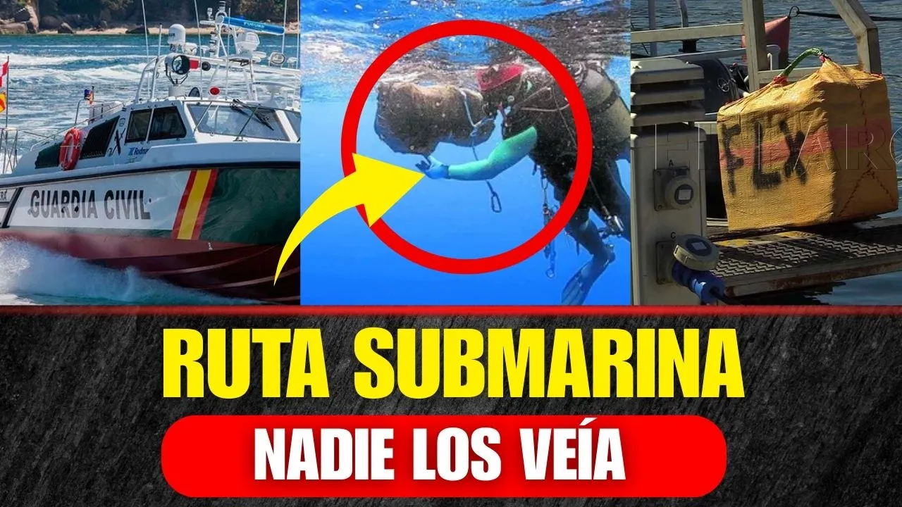 Narco Buceadores Cazados Bajo el Mar por la guardia Civil